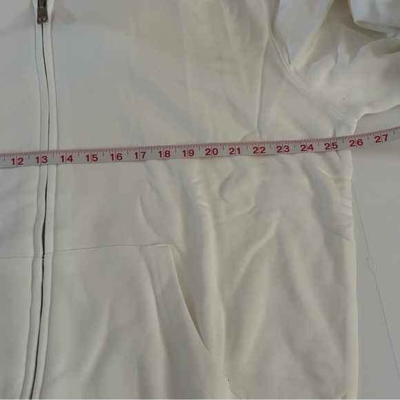 Naked Wardrobe White Oversized The Zip Up Hoodie size - XL - Picture 5 of 8